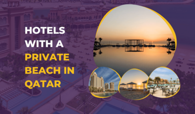 Hotels with a private beach in Qatar